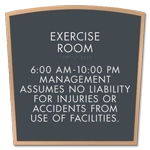10-Line Common Room Sign