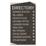 10-Line Directory Sign