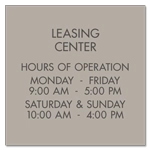 12-Line General Information Sign