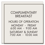 12-Line General Information Sign