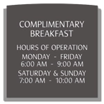 12-Line General Information Sign