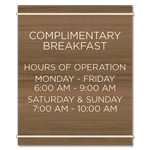 13-Line General Information Sign