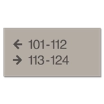 2-Line Directional Sign