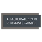 2-Line Directional Sign (Extended Width)