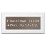 2-Line Directional Sign (Extended Width)