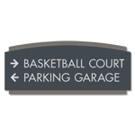 2-Line Directional Sign