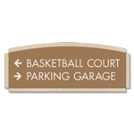 2-Line Directional Sign