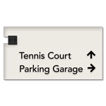 2-Line Directional Sign