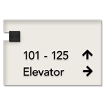 2-Line Directional Sign