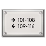 2-Line Directional Sign