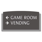 2-Line Directional Sign