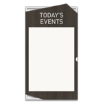 2-Line Informational Sign w/Insert Window