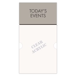 2-Line Informational Sign w/ Insert Window