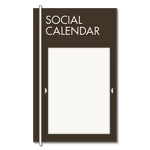 2-Line Informational Sign w/ Insert Window