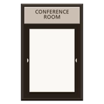 2-Line Meeting Room Sign w/Window