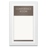 2-Line Meeting Room Sign w/Window