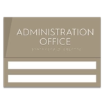 2-Slot Suite/Dept. ID Sign