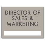 3-Line Common Room Sign w/ Window