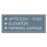 3-Line Directional Sign