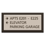 3-Line Directional Sign