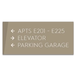 3-Line Directional Sign