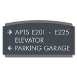 3-Line Directional Sign