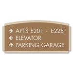 3-Line Directional Sign