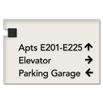 3-Line Directional Sign