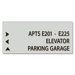 3-Line Directional Sign