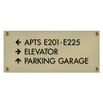 3-Line Directional Sign
