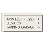 3-Line Directional Sign