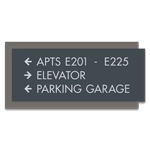 3-Line Directional Sign