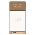 3-Line Meeting Room w/Window & Sliding Panel