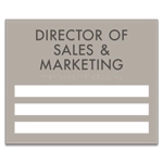 3 Slot Suite/Dept. ID Sign