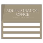 3-Slot Suite/Dept. ID Sign