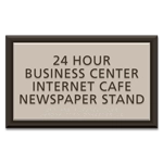 4-Line Common Room Sign (Extended Width)