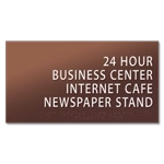 4-Line Common Room Sign (Extended Width)