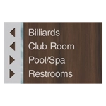 4-Line Directional Sign