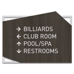 4-Line Directional Sign