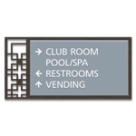 4-Line Directional Sign