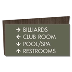 4-Line Directional Sign