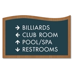 4-Line Directional Sign