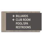 4-Line Directional Sign
