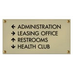 4-Line Directional Sign