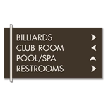4-Line Directional Sign