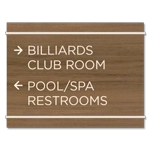 4-Line Directional Sign