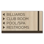 4-Line Directional Sign