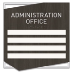 4 Slot Suite/Dept. ID Sign