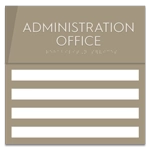 4-Slot Suite/Dept. ID Sign