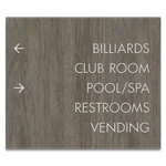 5-Line Directional Sign